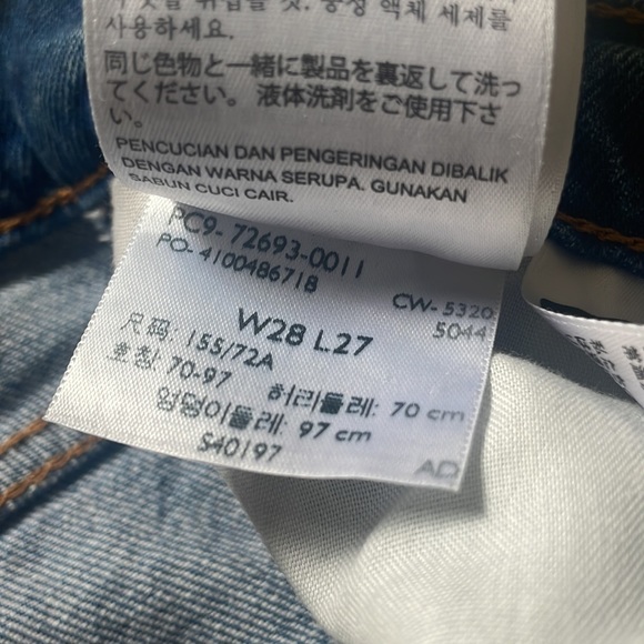 Levi's Ribcage Straight Ankle W28 L27 - Picture 16 of 16